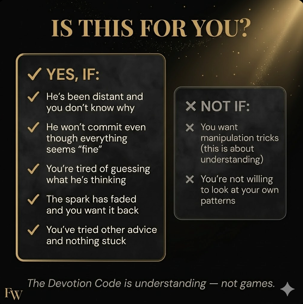 The Devotion Code — Understand His Psychology. Change Everything.